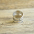 Sterling Silver Cigar Band Ring - Size 9